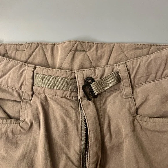 Green Cargo Pants with Washed Cotton Blend - Picture 3 of 7